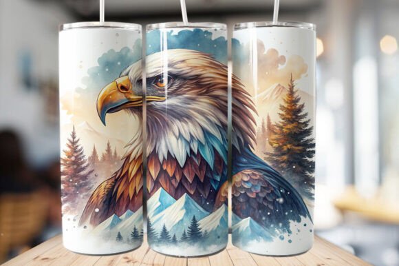 Download Bald Eagle Tumbler Wrap – PNG File - Png Collection