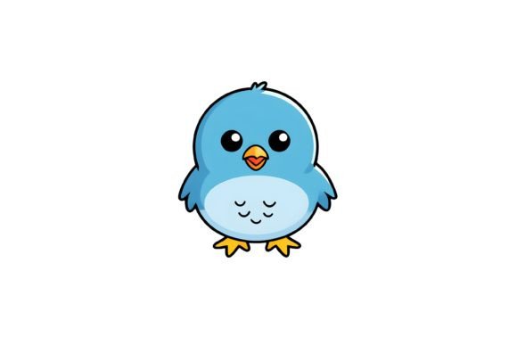 Download Cute Bird Illustration Png - Png Collection