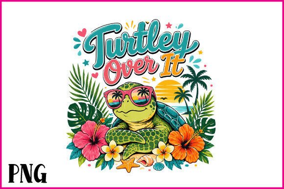 Download Turtley over It PNG Beach Turtle Art - Png Collection