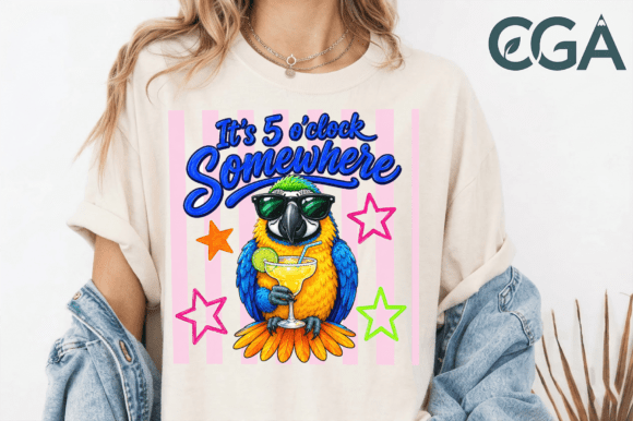 Download 5 Oclock Somewhere Parrot Margarita Png - Png Collection