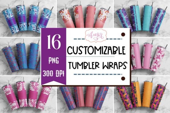 Download Bundle Customizable Tumbler Wraps PNG - Png Collection