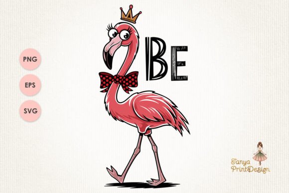Download Be Fabulous Flamingo Print PNG SVG - Png Collection