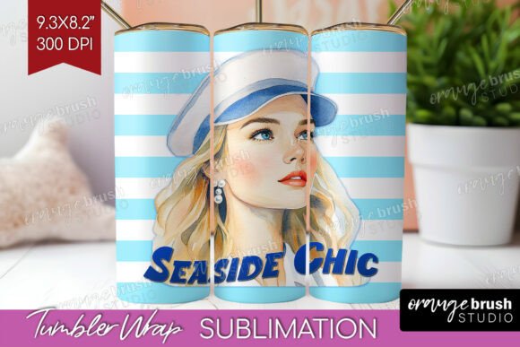 Download Sailor Girl Nautical Tumbler Wrap PNG - Png Collection