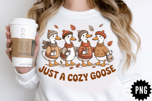 Download Just a Cozy Goose PNG Design - Png Collection