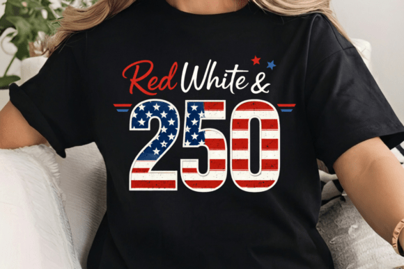 Download USA Patriotic Red White 250 Shirt PNG - Png Collection