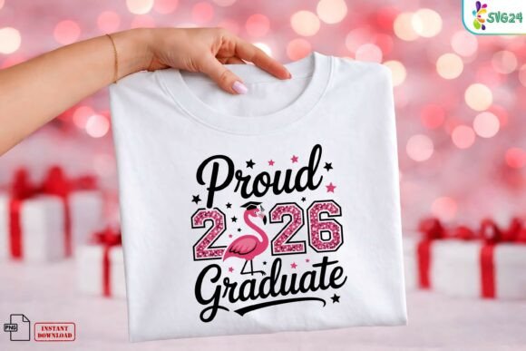 Download Proud Graduate 2026 Flamingo Style PNG - Png Collection