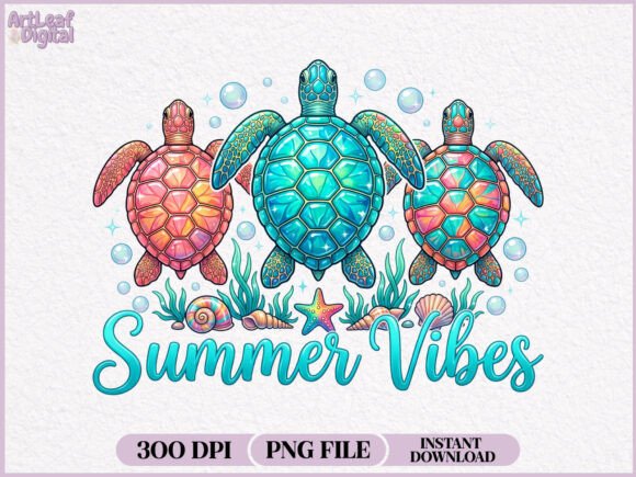 Download Summer Vibes Sea Turtle PNG - Png Collection