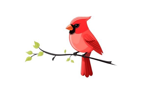 Download Cardinal Bird Illustration Png - Png Collection