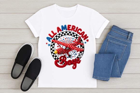 Download All American Boy Airplane Patriotic PNG - Png Collection