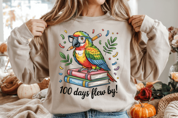 Download 100 Days of School Parrot PNG - Png Collection