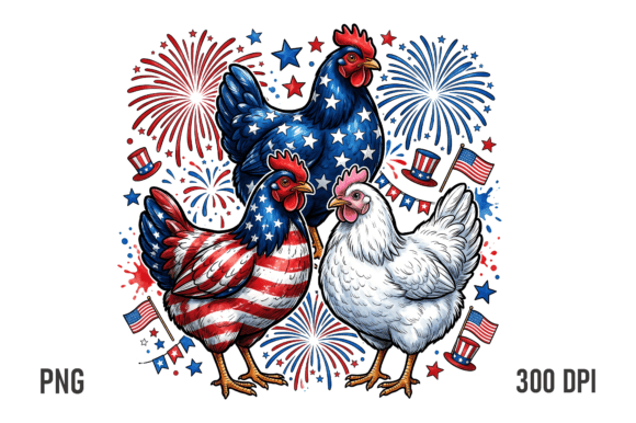 Download Patriotic Chicken PNG - Png Collection