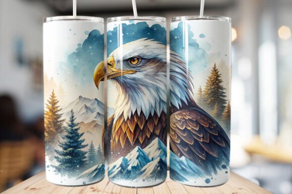 Download Bald Eagle Tumbler Wrap – PNG File - Png Collection