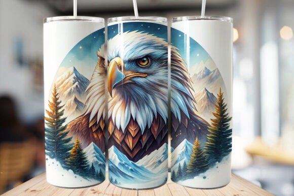 Download Bald Eagle Tumbler Wrap – PNG File - Png Collection