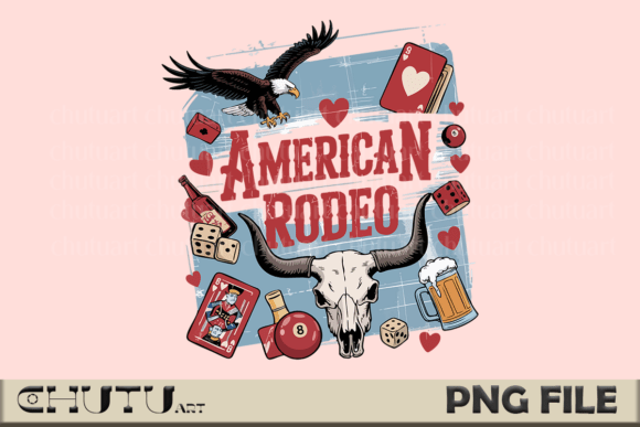 Download American Rodeo PNG - Dice Cards Skull - Png Collection