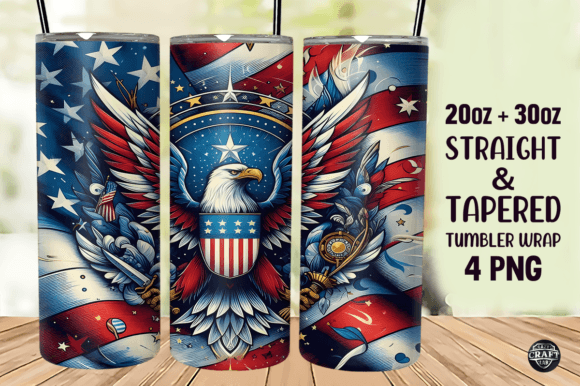 Download 4th of July Tumbler Wrap 20oz Skinny PNG - Png Collection
