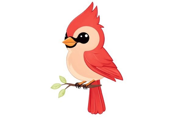 Download Cardinal Bird Illustration Png - Png Collection