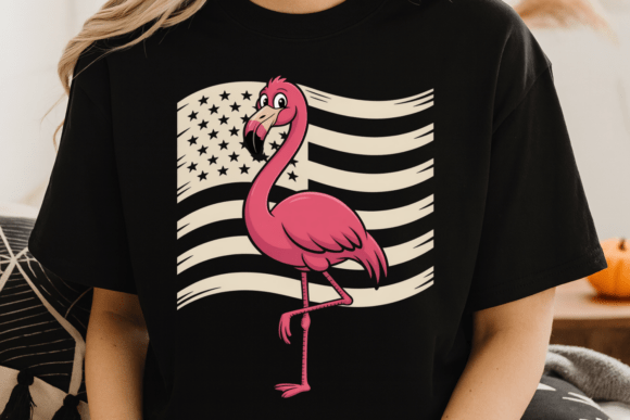 Download Patriotic Flamingo USA Flag PNG - Png Collection