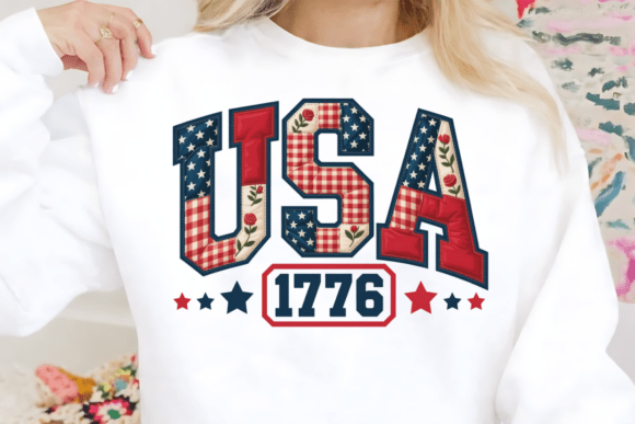 Download USA 1776 Patchwork PNG Patriotic Clipart - Png Collection