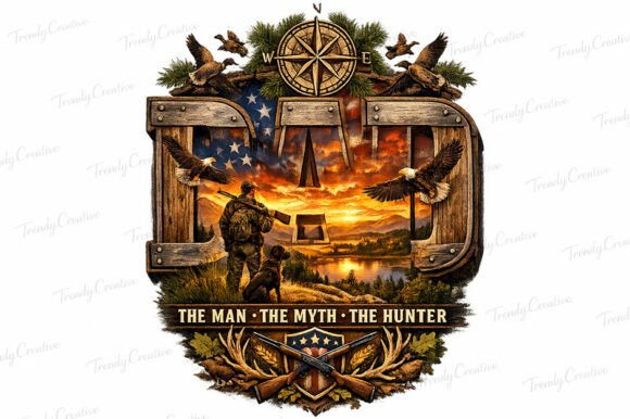 Download Patriotic Hunting Dad PNG Design - Png Collection