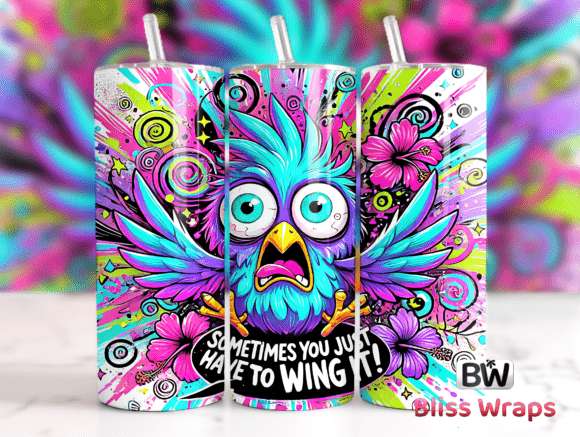 Download Sarcastic Funny Bird Tumbler Wrap Png - Png Collection