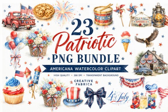 Download Patriotic-Americana-PNG-Bundle-23 - Png Collection