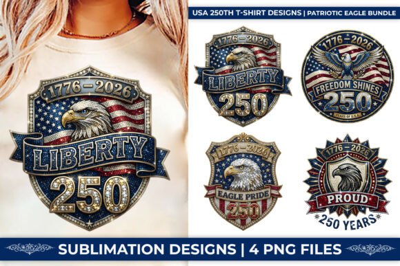Download USA 250 Anniversary Patriotic Eagle PNG - Png Collection