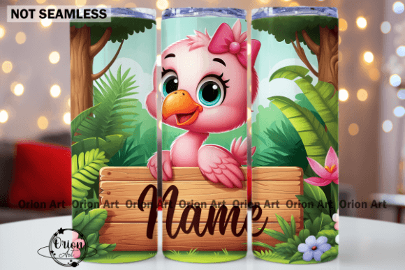 Download Baby Pink Flamingo Tumbler Wrap PNG - Png Collection