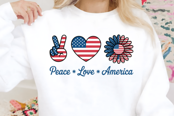Download Peace Love America Patriotic PNG - Png Collection