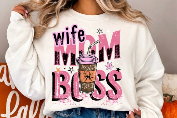 Download Wife Mom Boss Coffee Cup PNG, Mom Life - Png Collection