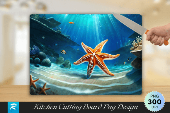 Download Starfish Cutting Board PNG Design - Png Collection
