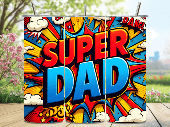 Download Super Dad Tumbler Wrap PNG - Png Collection