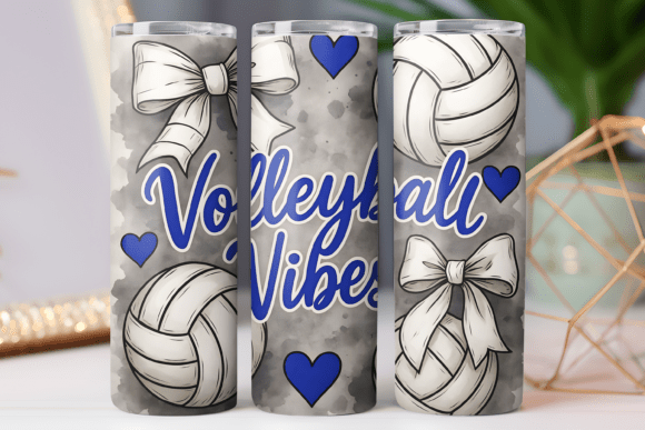 Download Volleyball Vibes Tumbler Wrap 20oz Png - Png Collection