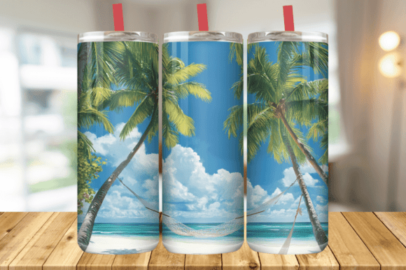 Download Summer Beach Tumbler Wrap PNG - Png Collection