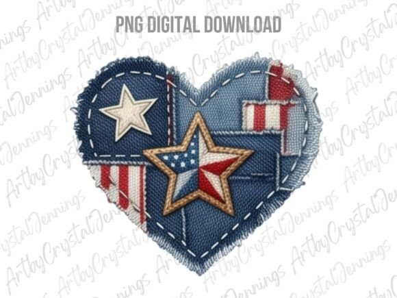 Download American Patriotic Americana Heart PNG - Png Collection
