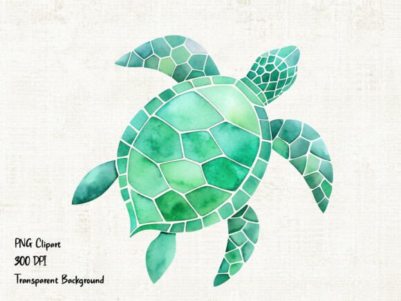 Download Watercolor Sea Turtle PNG Clipart - Png Collection