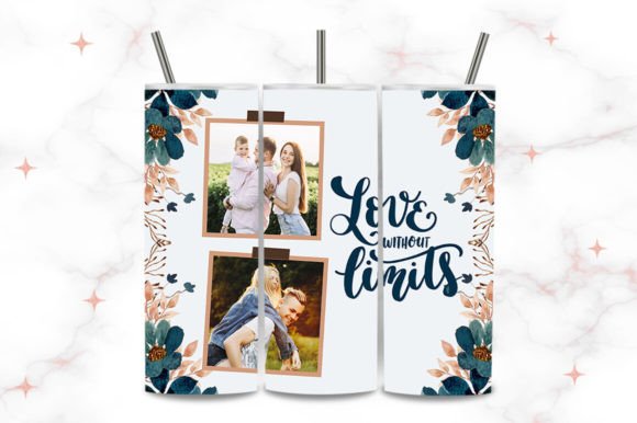 Download 20oz Skinny Picture Tumbler Wrap Png - Png Collection