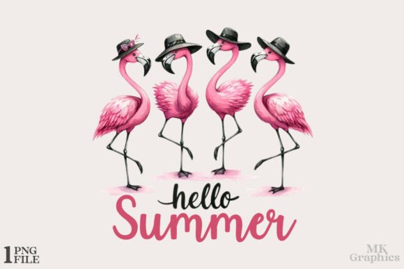 Download Flamingo PNG, Hello Summer PNG - Png Collection