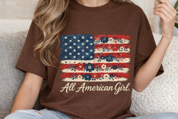 Download Floral USA Flag Design | Patriotic Pngt - Png Collection