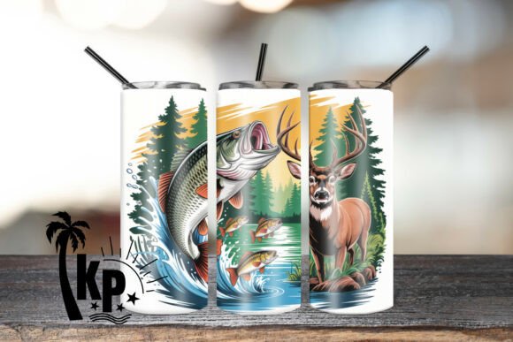 Download Fishing and Hunting Tumbler Wrap PNG - Png Collection