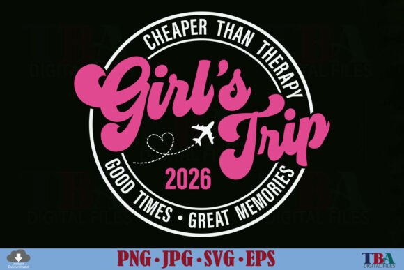 Download Girls Trip 2026 PNG, Family Vacation SVG - Png Collection
