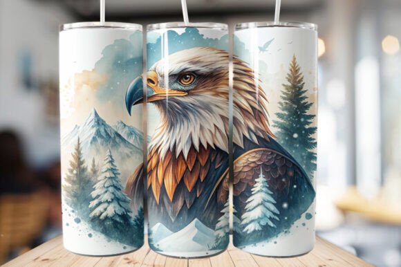 Download Bald Eagle Tumbler Wrap – PNG File - Png Collection