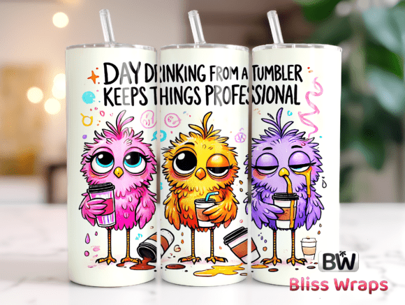 Download Sarcastic Funny Bird Tumbler Wrap Png - Png Collection