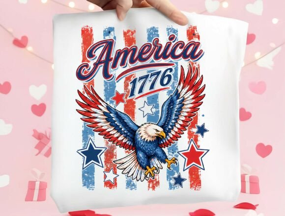 Download America 1776 Patriotic Eagle PNG - Png Collection