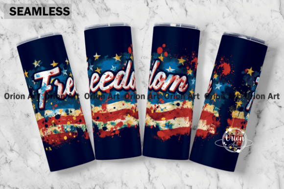 Download Freedom USA Flag Tumbler Wrap PNG - Png Collection