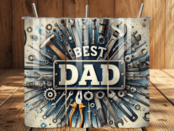 Download Best Dad Tumbler Wraps Sublimation PNG - Png Collection