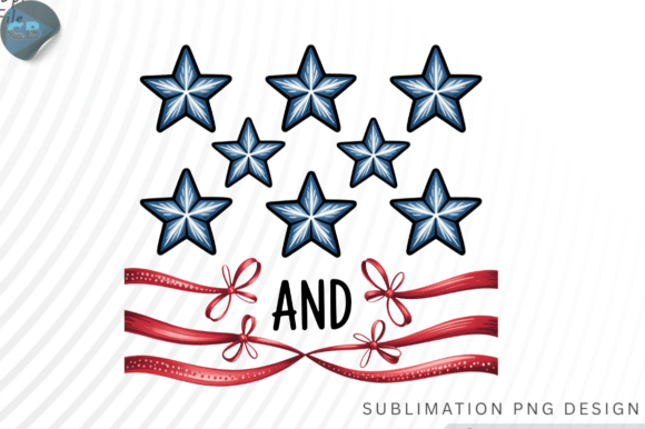 Download Patriotic Stars &amp; Ribbons PNG Design - Png Collection