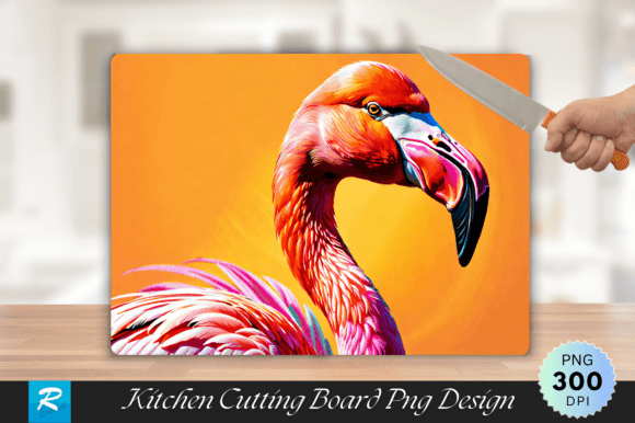 Download Greater Flamingo Cutting Board PNG - Png Collection