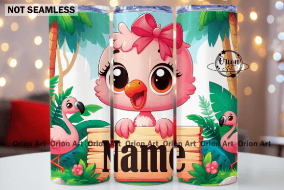 Download Baby Pink Flamingo Tumbler Wrap PNG - Png Collection