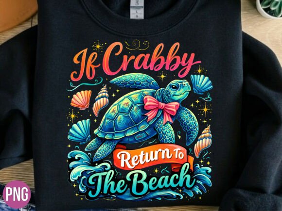 Download If Crabby Return to the Beach Turtle PNG - Png Collection