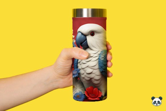 Download Patriotic 3D Parrot Tumbler Wrap Png 4 - Png Collection